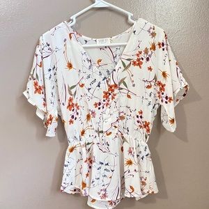 Sienna Sky flowy shirt